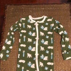 NWT one piece footed kickee pants